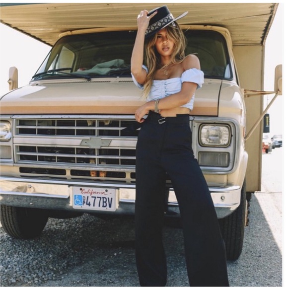 TAOS- Wool Wide Brim Gambler Hat - Picture 5 of 9